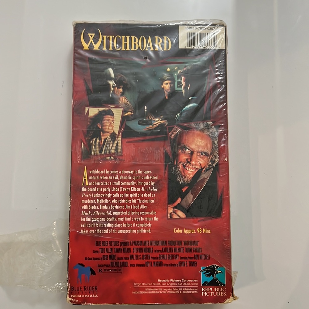 1986 Republic Pictures vintage move called Witchboard - Picture 3 of 7